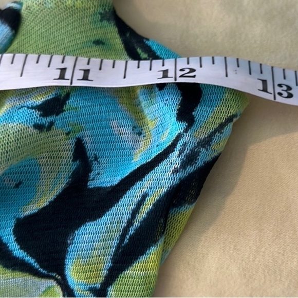 Elana Kattan,WOW!Incredible Wide Ruched Chiffon Vibrant Cami,Made in USA,Stretch - Picture 9 of 13